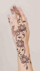 lotus mehndi design (38)