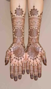 lotus mehndi design (4)