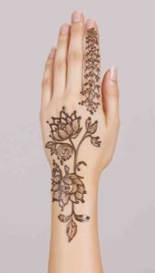 lotus mehndi design (41)