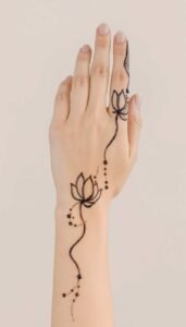 lotus mehndi design (52)