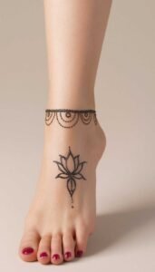 lotus mehndi design (65)