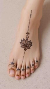 lotus mehndi design (66)