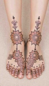 lotus mehndi design (67)