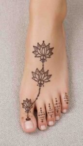 lotus mehndi design (71)