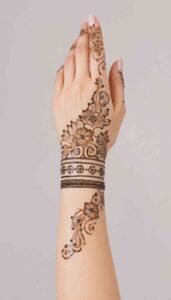 lotus mehndi design (74)