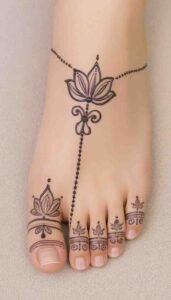 lotus mehndi design (80)