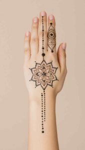 lotus mehndi design (87)
