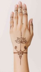 lotus mehndi design (94)